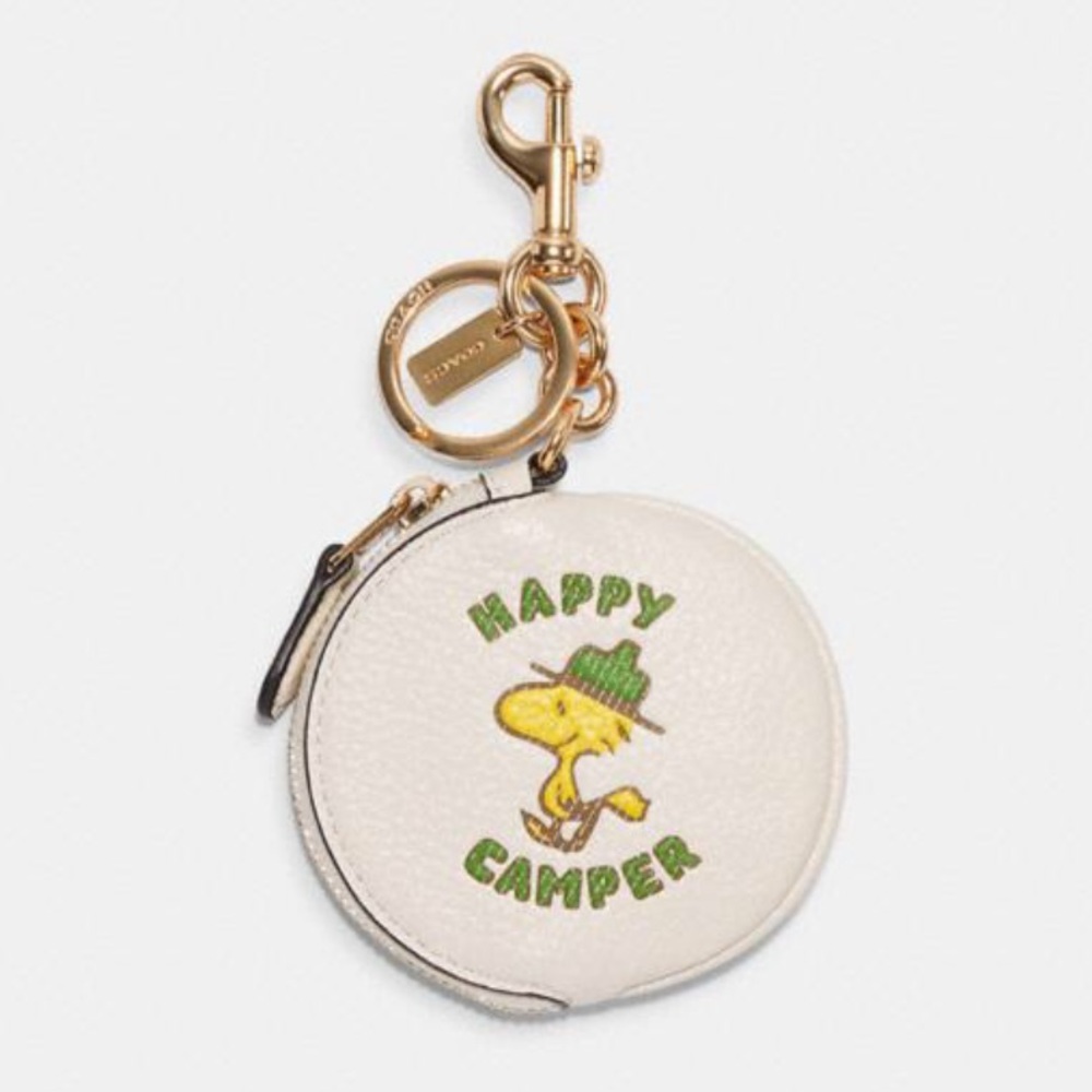 Coach X Peanuts Bag Charm With Woodstock